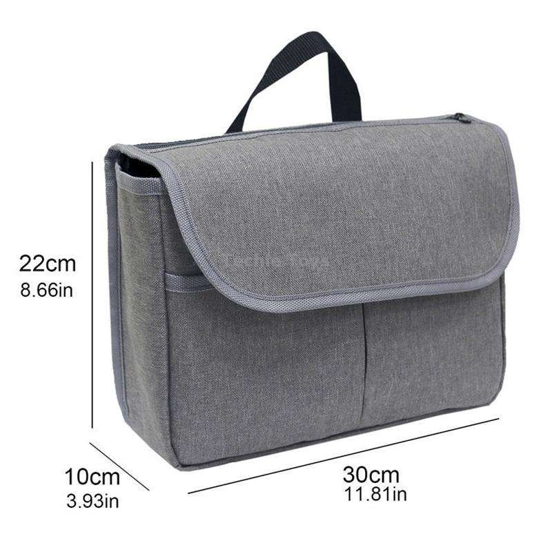 MTP-682 Hanging Wheelchair Storage Bag Rehabilitation Walking Bike Storage Bag(Black)