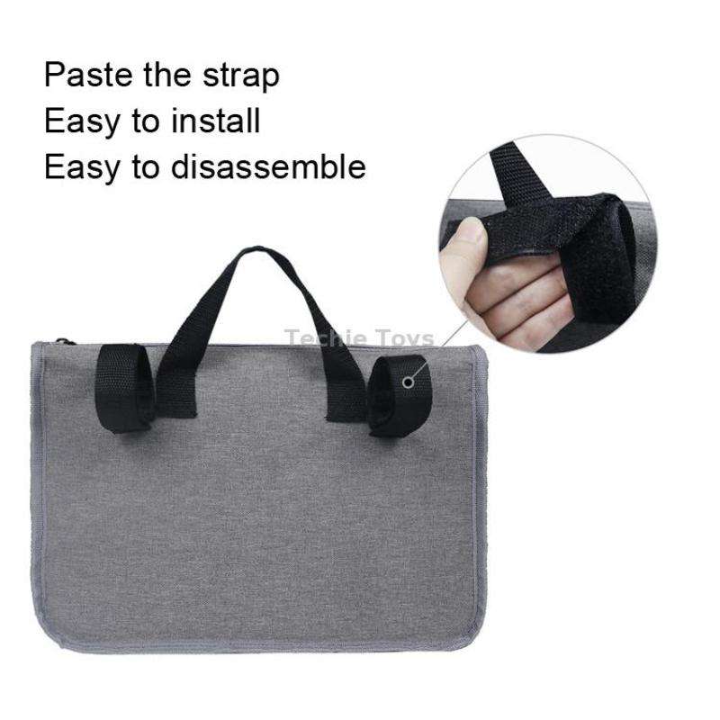 MTP-682 Hanging Wheelchair Storage Bag Rehabilitation Walking Bike Storage Bag(Black)