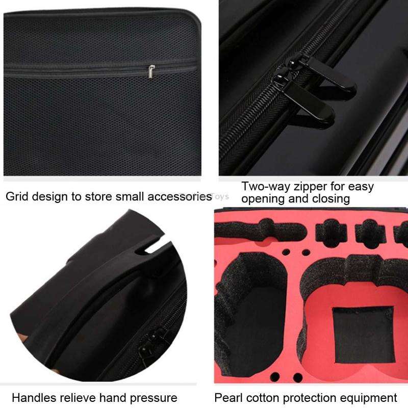 PC Hard Shell Waterproof Carrying Case for DJI Avata Drone(Black)
