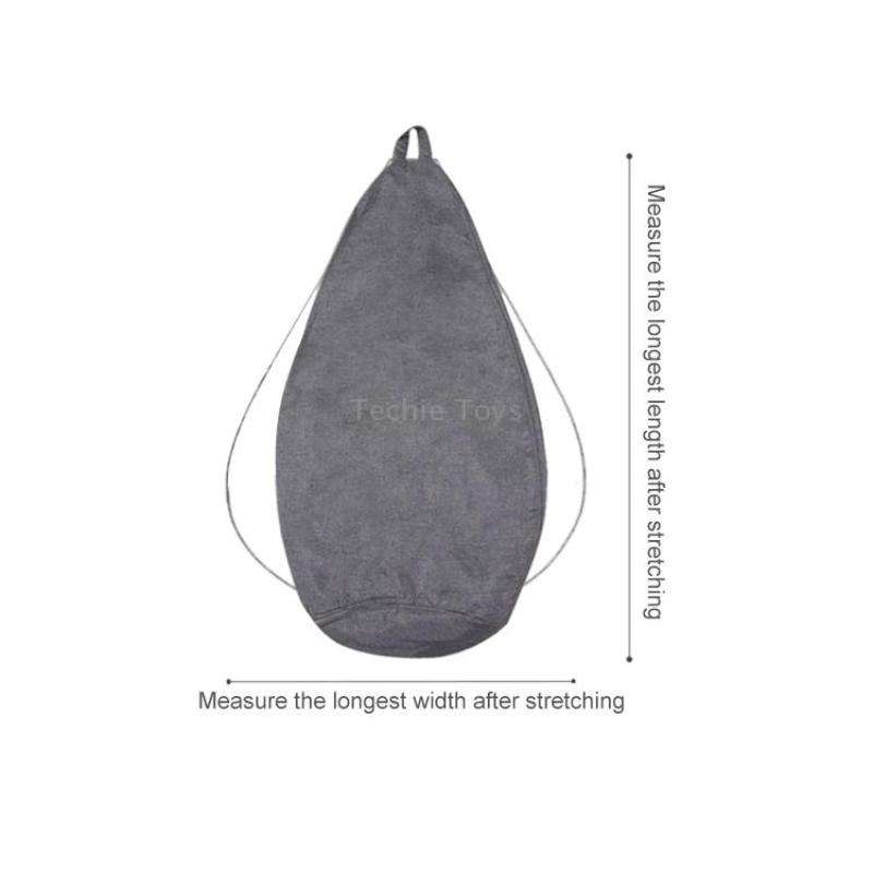 Lazy Sofa Bean Bag Chair Fabric Cover, Size: 90x110cm(Light Khaki)