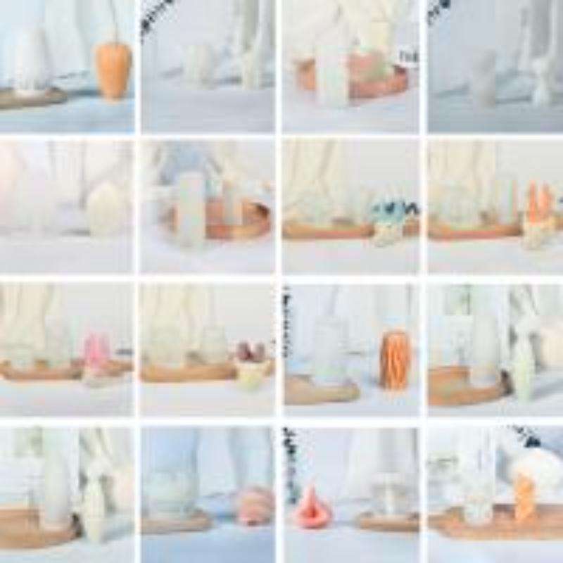 Geometric Scented Candle Silicone Mold, Specification: LZ-387