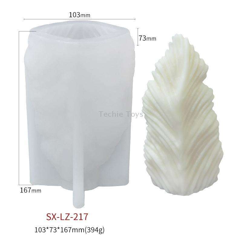 Scallop DIY Scented Candle Silicone Mold, Specification: LZ-217