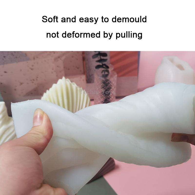Scallop DIY Scented Candle Silicone Mold, Specification: LZ-217