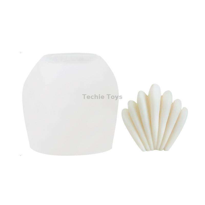 Scallop DIY Scented Candle Silicone Mold, Specification: SX-LZ-306