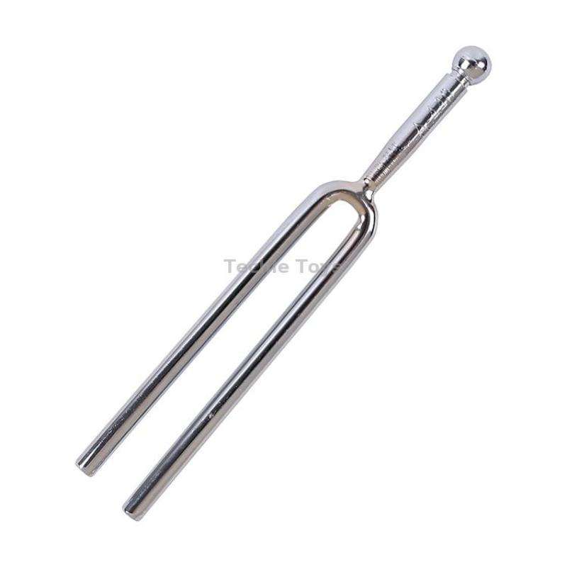 2 PCS Resonant Standard Teaching Sound Fork Stainless Steel Violin Instrument Music Sound Fork(Silve