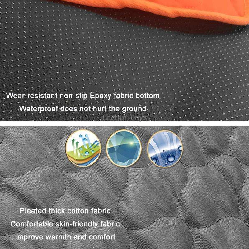 Winter Outdoor Camping Smart Portable Heating Sleeping Pad(Gray)