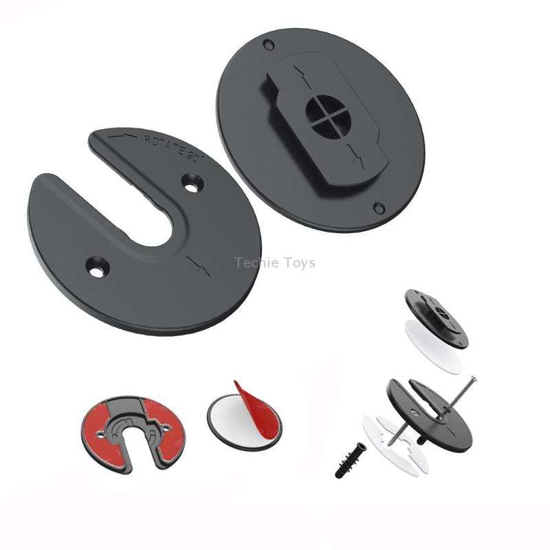 Tablet Router TV Box Wall Mount Bracket Holder(White)