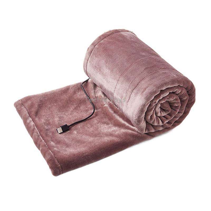 Low Voltage 5V USB Home Portable Small Electric Blanket, Width: 160x80cm(Pink)