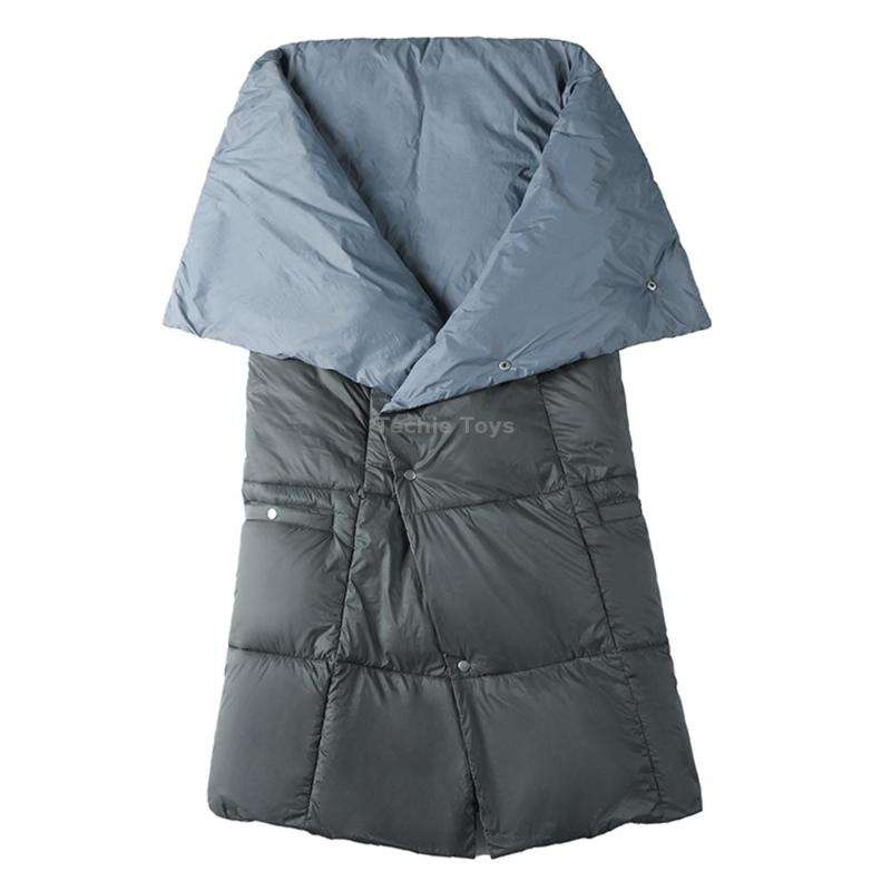 Multifunctional Heating Blanket USB Electric Blanket Outdoor Warm Electric Heating Shawl(Gray)