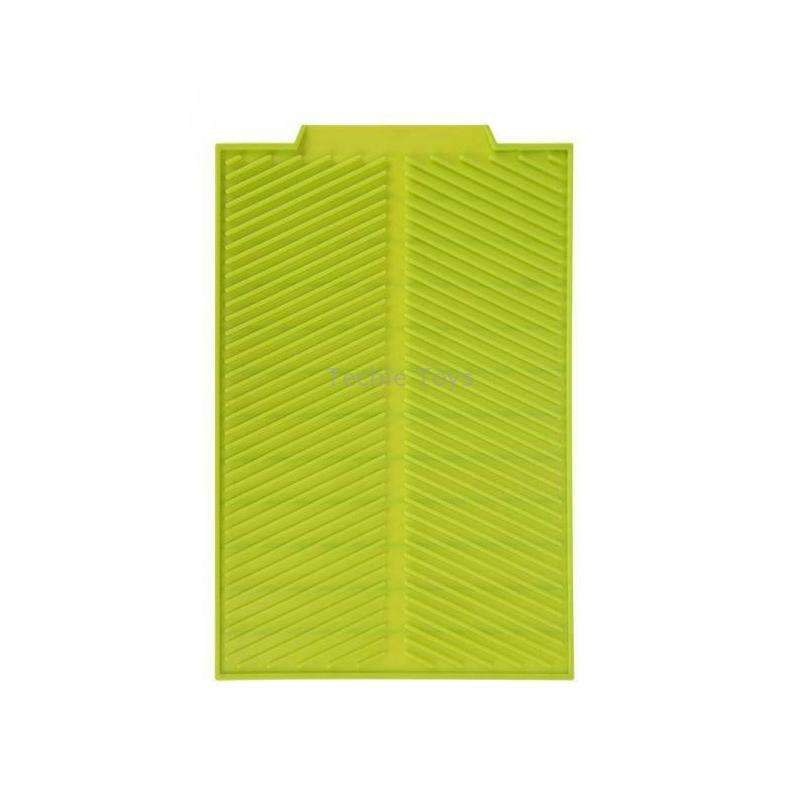 Silicone Drain Pad Kitchen Multifunctional Thermal Insulation Drying Pad(Green)