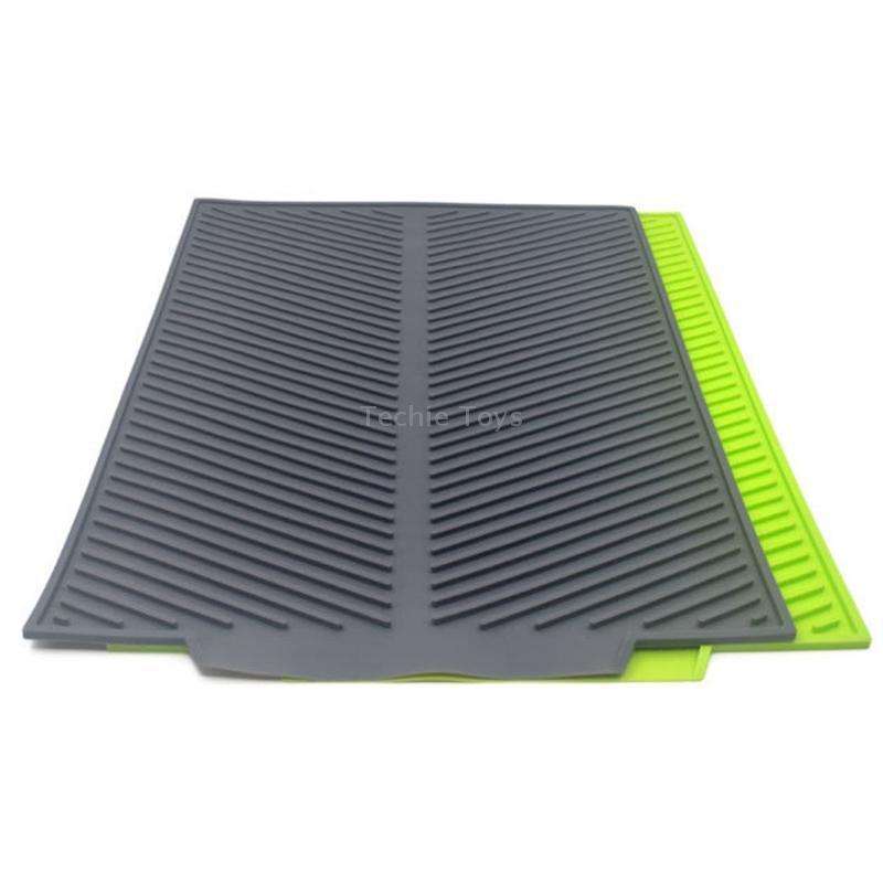 Silicone Drain Pad Kitchen Multifunctional Thermal Insulation Drying Pad(Green)