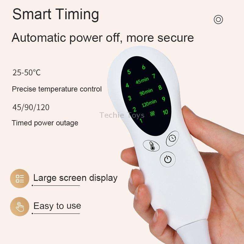 FY-1224 30x60cm Multifunctional Intelligent Temperature Control Timing Electric Blanket, Color: Peac