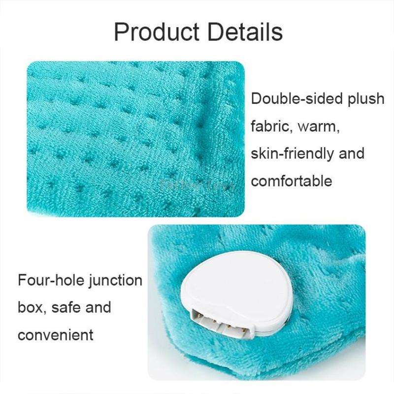 FY-1224 30x60cm Multifunctional Intelligent Temperature Control Timing Electric Blanket, Color: Peac
