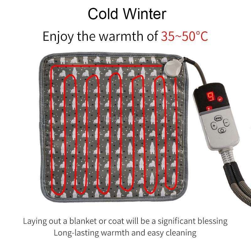 CW45 45x45cm Multi-level Temperature Regulating Timing Pet Heating Pad, Spec: US Plug