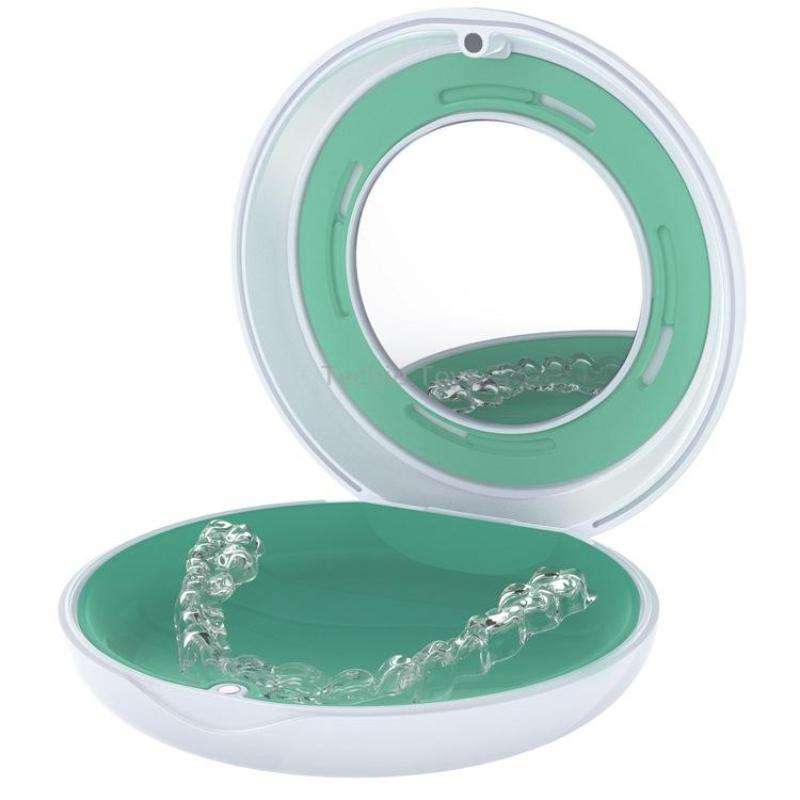 Smilestar Orthodontic Retainer Braces Box Denture Storage Box(White)