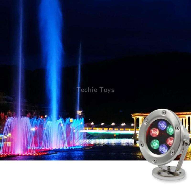 LED Underwater Light Pool Fish Pond Fountain Waterproof Landscape Light 18W(7 Colors)