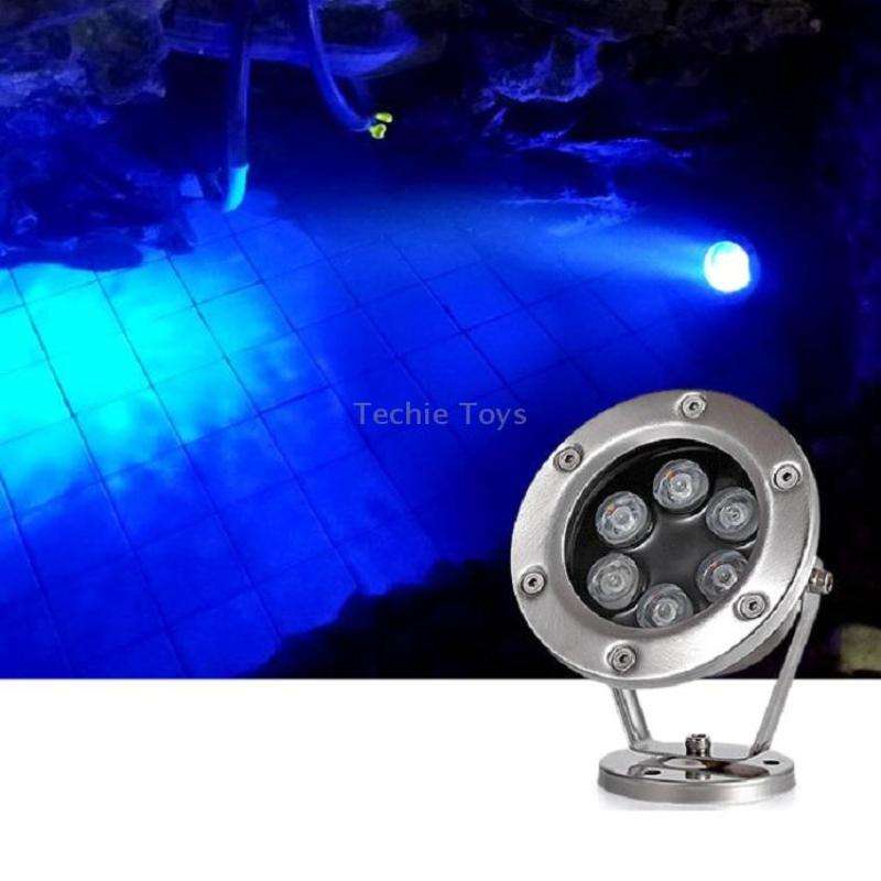 LED Underwater Light Pool Fish Pond Fountain Waterproof Landscape Light 18W(7 Colors)