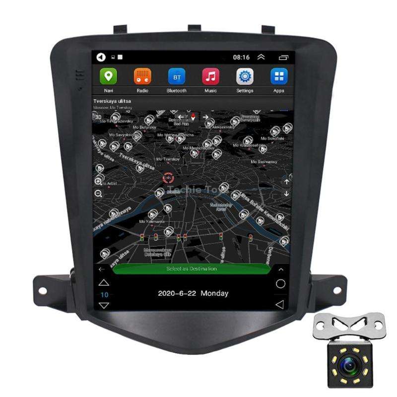 For Chevrolet Cruze 9.7 inch Navigation Integrated Machine, Style: Standard+8 Light Camera(2+32G)