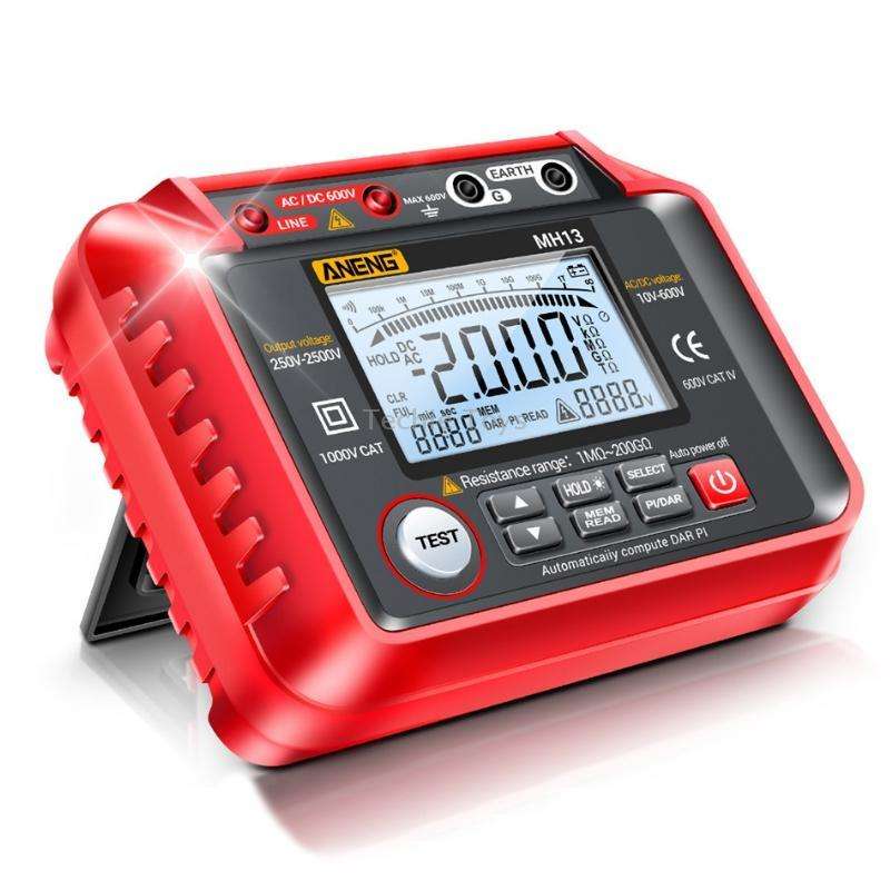 ANENG MH13 High Voltage Digital Electronic Meter Insulation Resistance Tester(Red)