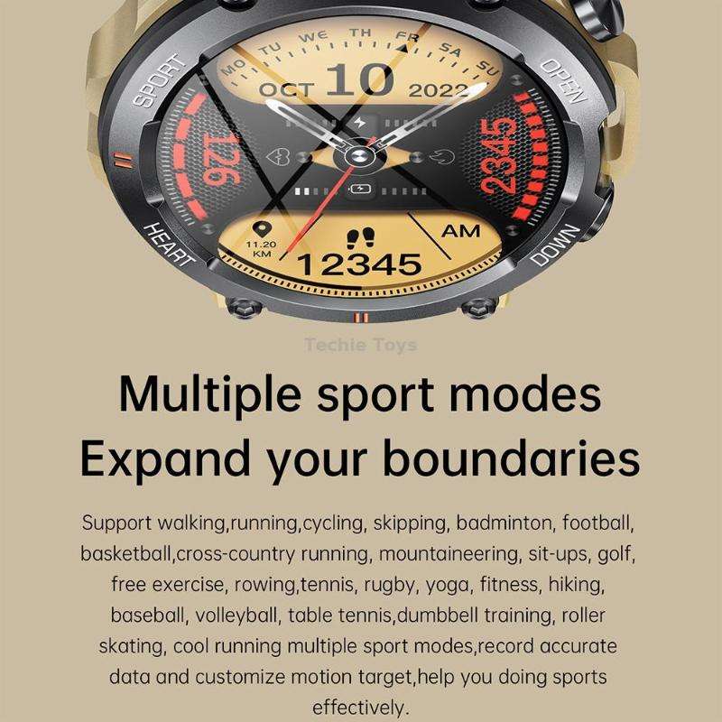 K56Pro 1.39 Inch Heart Rate/Blood Pressure/Blood Oxygen Monitoring Smart Calling Watch(Grey)