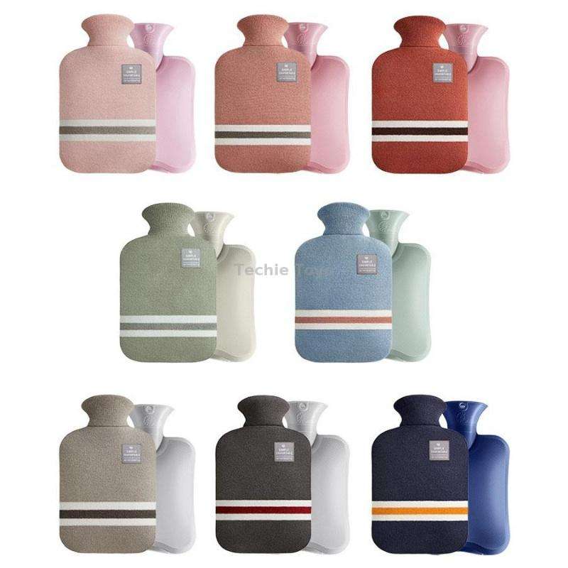 Large Explosion-proof Water-injected PVC Warm Water Bag, Spec: 1000ml (Light Grey)