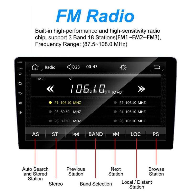 C7001 7 inch Touch Screen Built-In CarPlay Car MP5 Player, Style: Standard+4 Light Camera