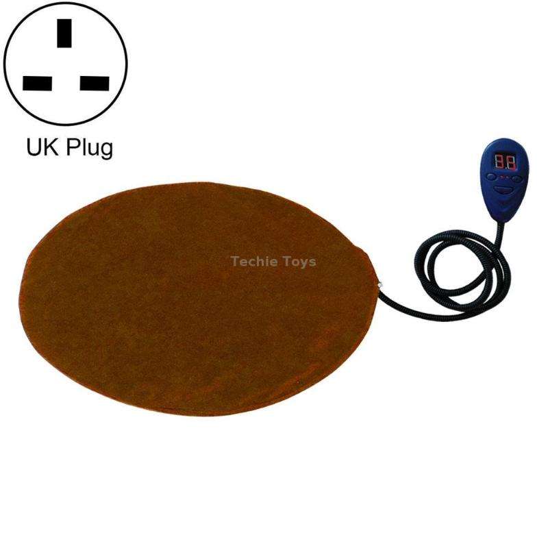 30x30cm Coffee 12V Low Voltage Multifunctional Warm Pet Heating Pad Pet Electric Blanket(EU Plug)