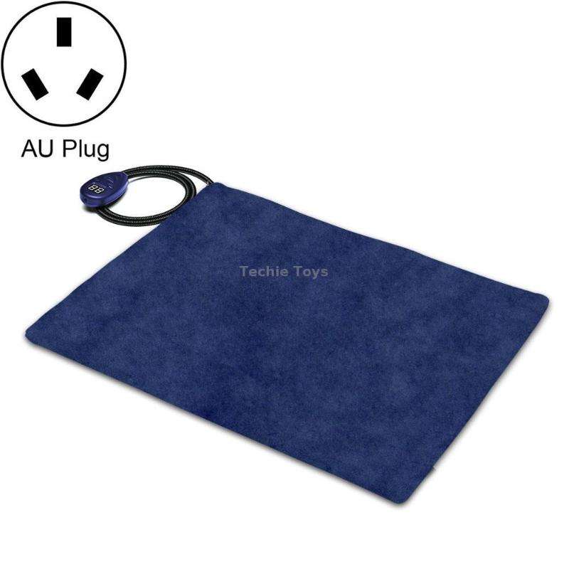 40x30cm Blue 12V Low Voltage Multifunctional Warm Pet Heating Pad Pet Electric Blanket(AU Plug)