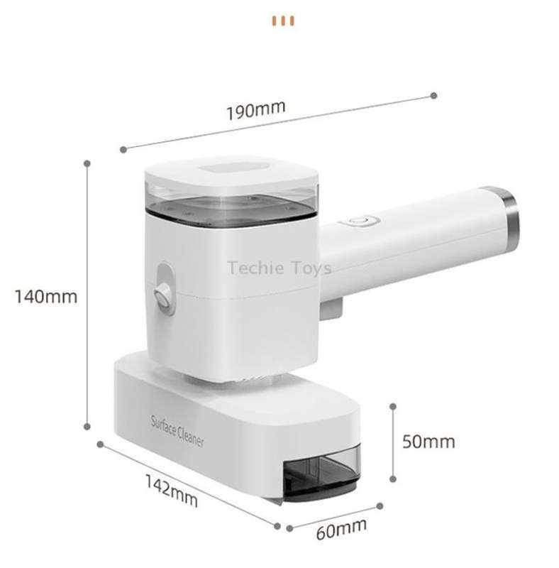 12W Multi-functional Wireless Handheld Cleaner Window Scraping(White)