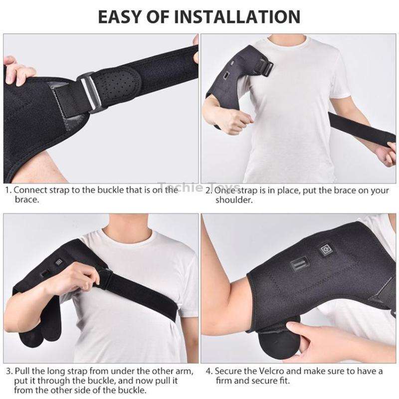 Electric Heating Warm Shoulder Protector To Relieve Shoulder Pain USB Model