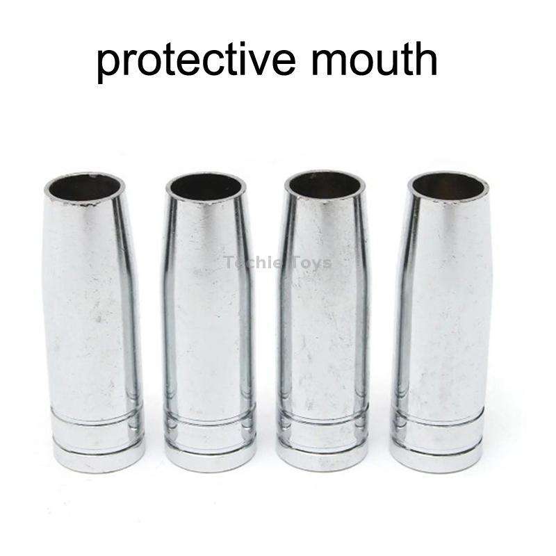 19 PCS / Set Welding Torch Insulation Sleeve Cover Nozzle Head Spring Tool Spare Kit
