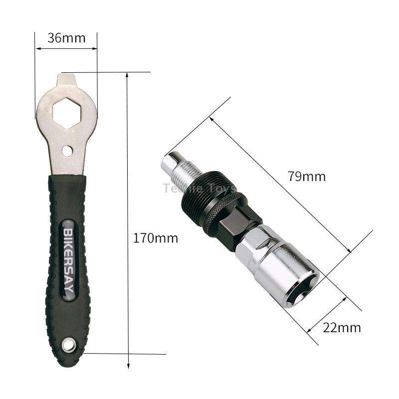 BIKERSAY Bicycle Disc Crank Rama Removal Tool, Model: BT015T