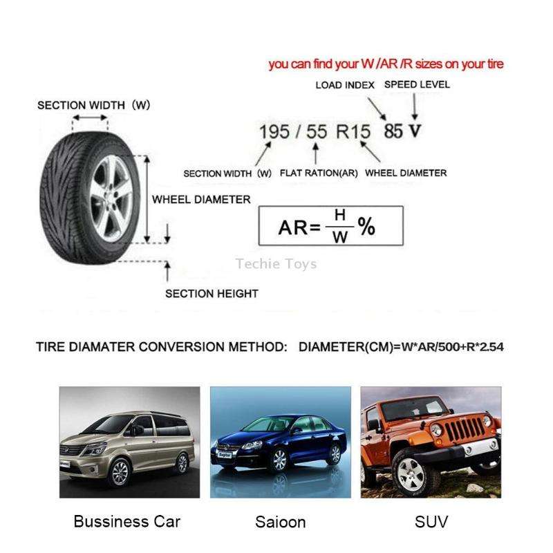 1PCS/Set L Waterproof and Dustproof Car Spare Tire Cover Tire Protector