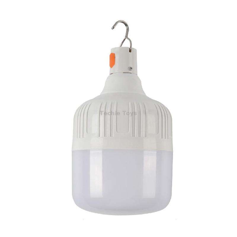 AB26 USB Charging LED Bulb Night Market Stall Lights Outdoor Camping Hanging Lamp, Power: 30W (White