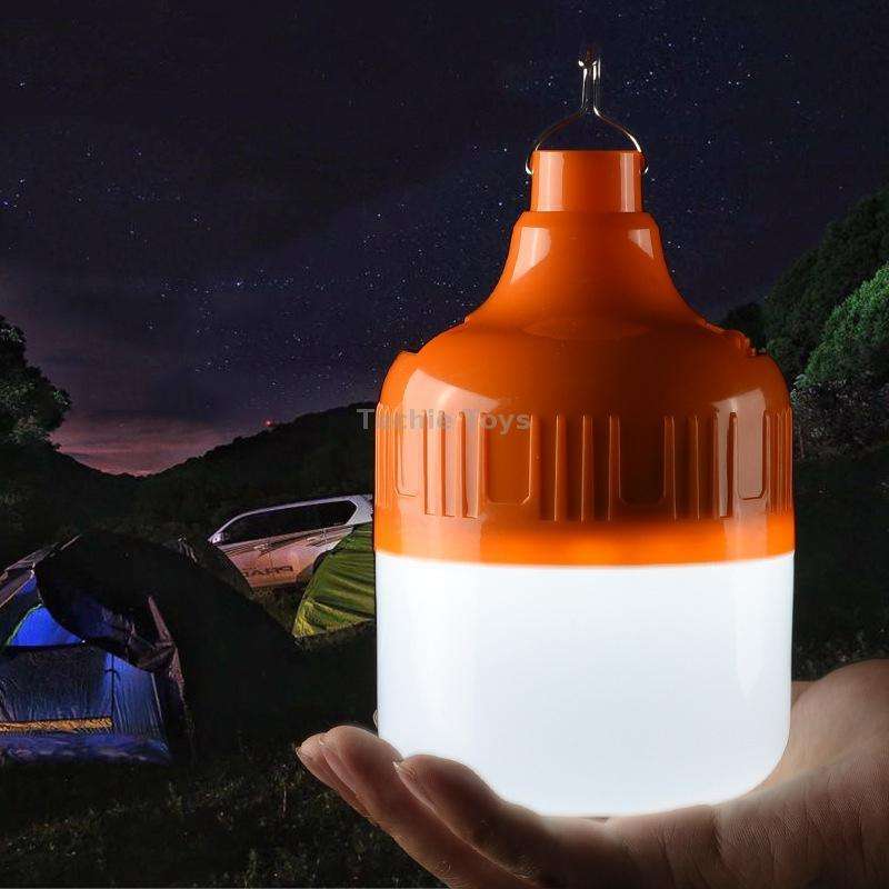 AB26 USB Charging LED Bulb Night Market Stall Lights Outdoor Camping Hanging Lamp, Power: 30W (White