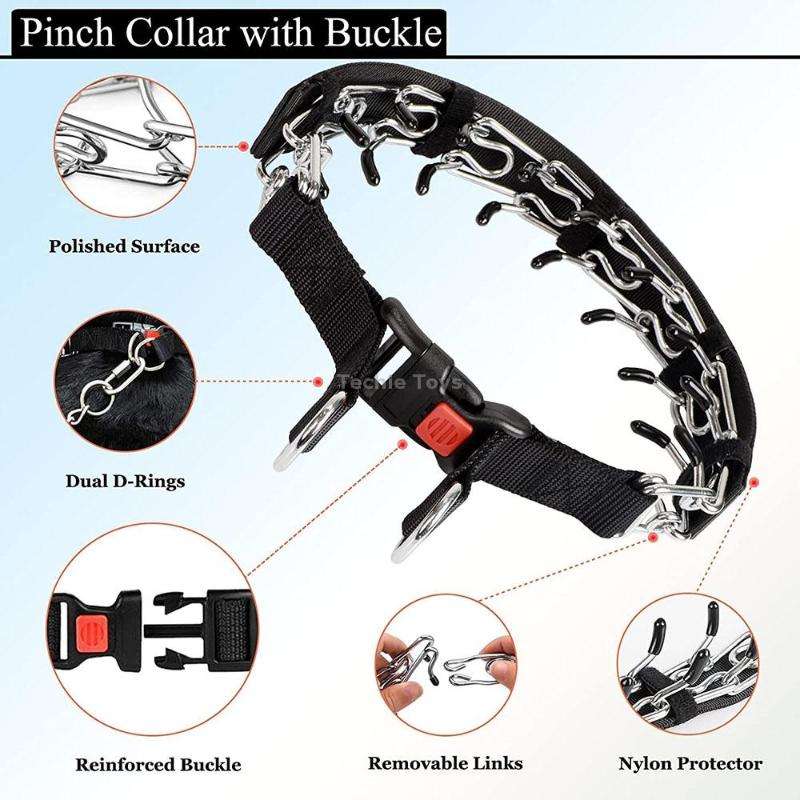 Cloth Tape Paste Detachable Training Stimulation Dog Collar, Size: M 3.0mm x 50cm(With Cap)
