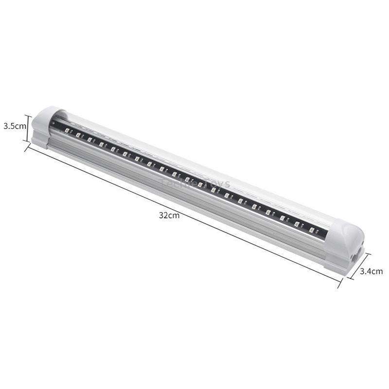 CHX-hd01 10W 40 LEDs Purple Light Decorative Lamp USB Bar Fluorescent Light, Spec: Timing Type