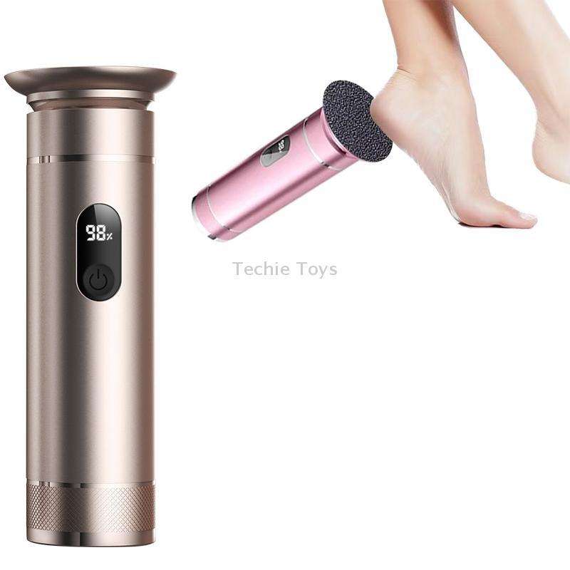 S-608 Smart Digital Display USB Charging Foot Grinder Exfoliating Electric Pedicure(Blue)
