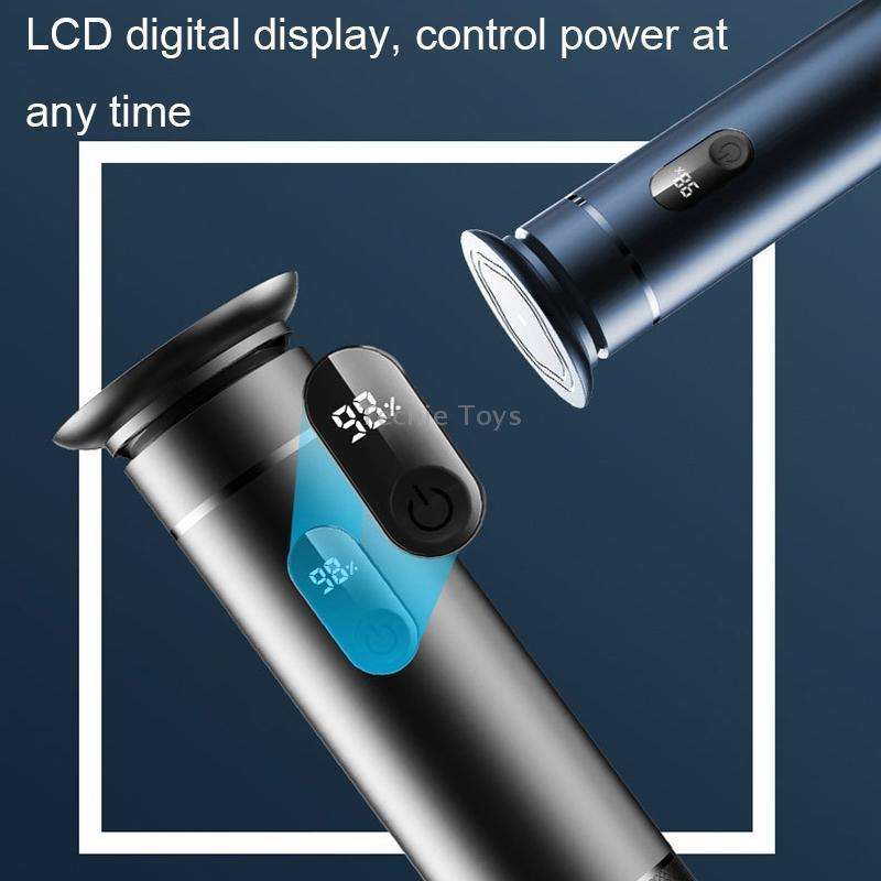 S-608 Smart Digital Display USB Charging Foot Grinder Exfoliating Electric Pedicure(Blue)