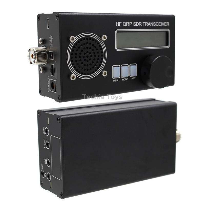 Mini 8 Band SSB/CW QRP Transceiver For Ham Radio, Style: Host + Hand Mi + EU