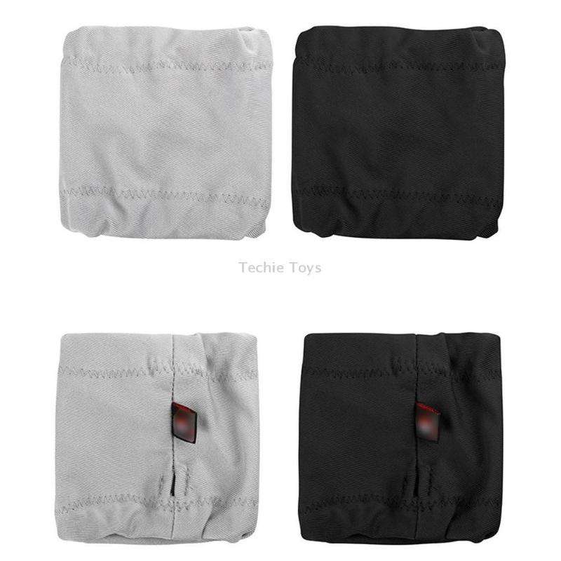 2 PCS For Homepod Mini Smart Speaker Dust Cover Stretch Cloth Audio Protection Cover(Black)
