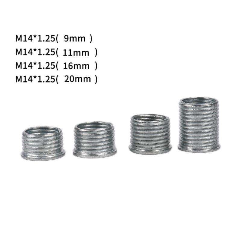 5 PCS/Set 14mm Spark Plug Hole Thread Repair Tool Tap Regenerator