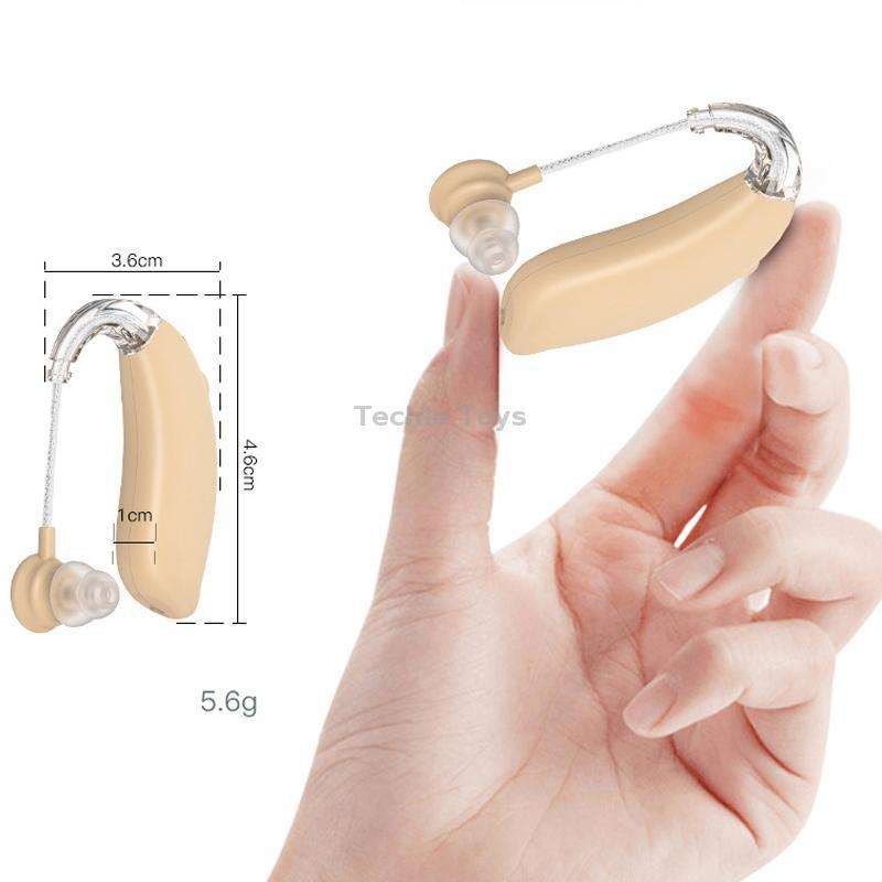 GM-301 Hearing Aid Rechargeable Sound Amplifier,Spec: Without Bluetooth Black