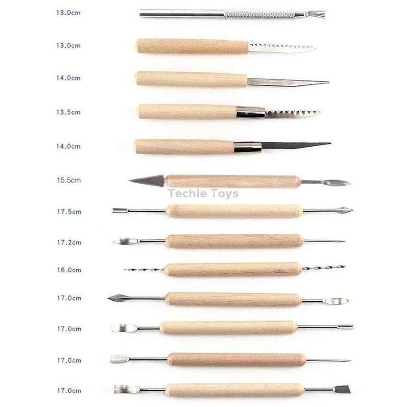 36 PCS/Set Pottery Clay Carving Knife Tools Clay Sculpting Tools Set