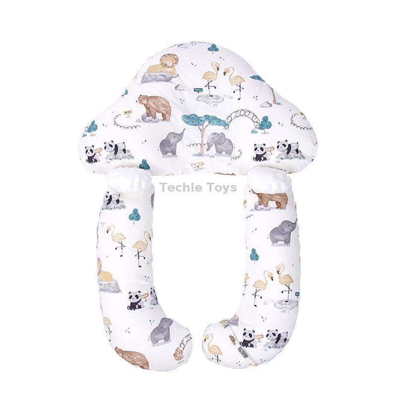 Multifunctional Baby Shaped Pillow Baby Soothing Sleep Corrective Pillow, Spec: Soothing Bear