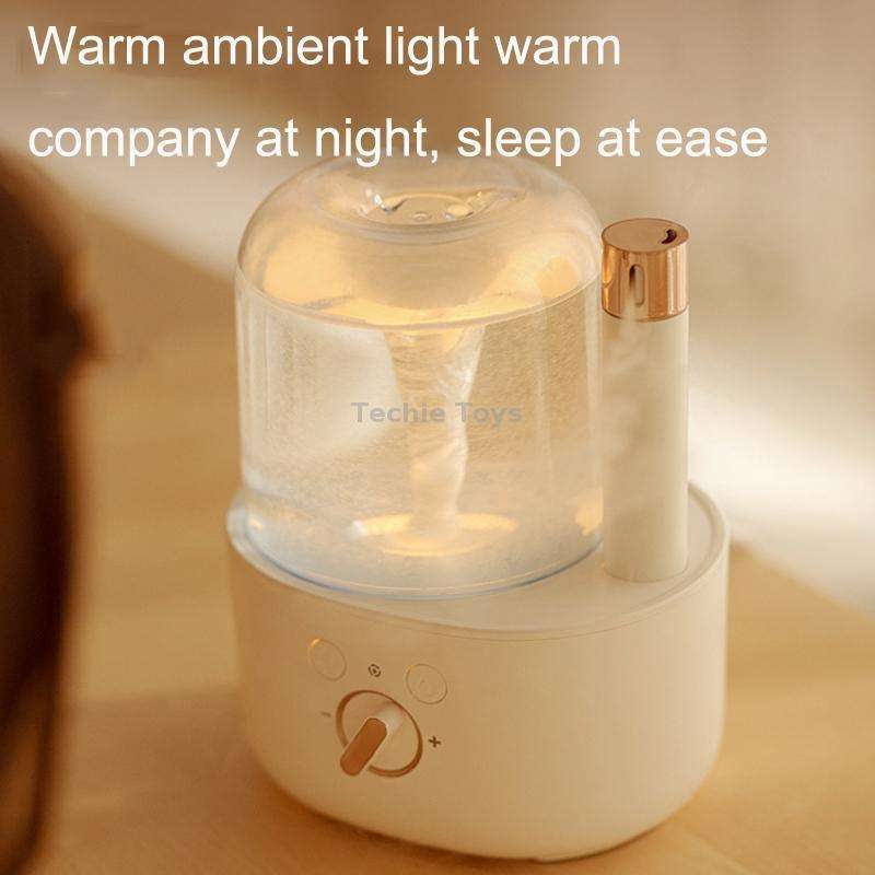 Large Capacity Humidifying Aromatherapy Machine Home Automatic Fragrance Sprayer With Night Light(Wh