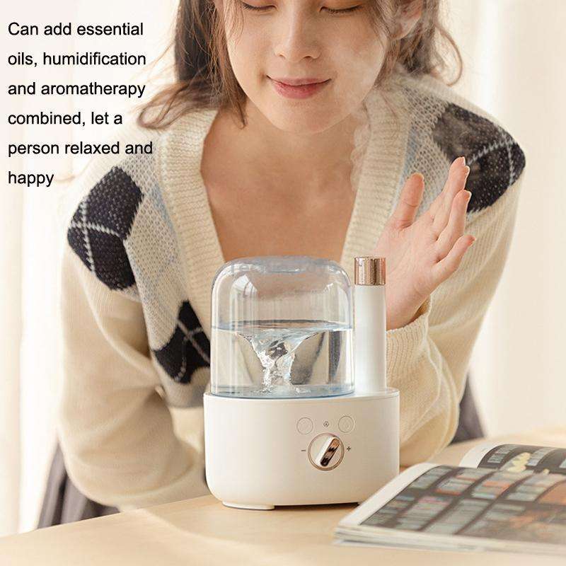 Large Capacity Humidifying Aromatherapy Machine Home Automatic Fragrance Sprayer With Night Light(Wh