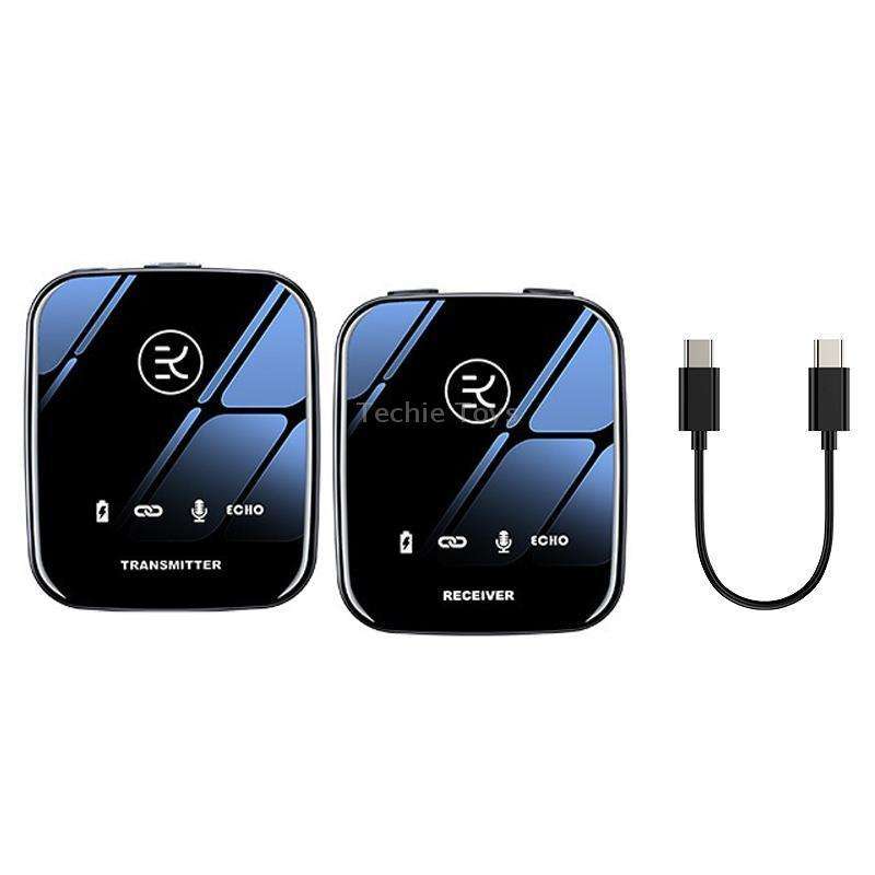 M18 Wireless Microphone Collar Clip Recording Equipment, Style: 1 In 1 Type-C