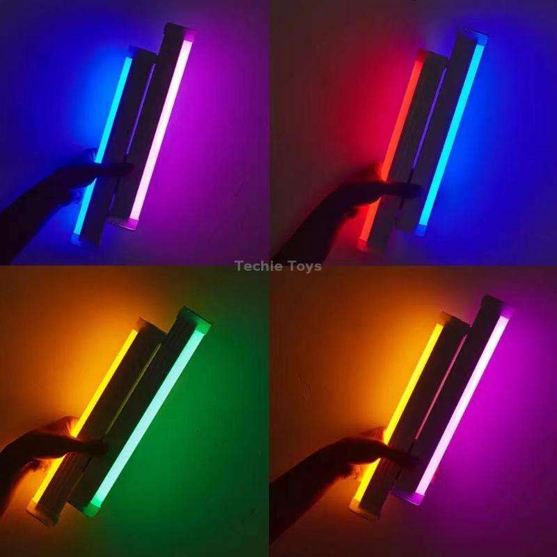 17cm Handheld Light Stick Ambient Light Rechargeable Emergency Light Tube Live Fill Light(Blue Light