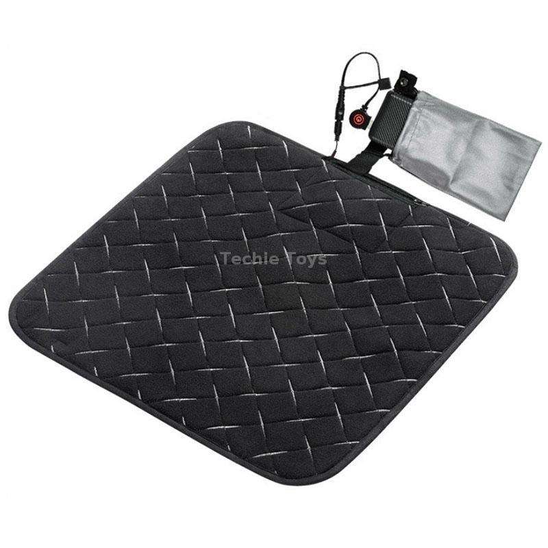 USB Charging Intelligent Thermostatic Heating Cushion(Black)